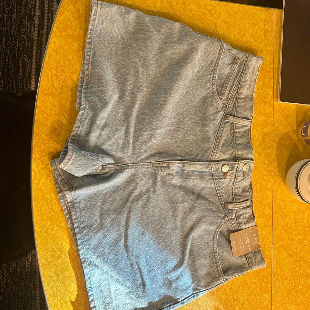 Madewell The Momjean Short in Essen Wash: Yoke Edition size 33